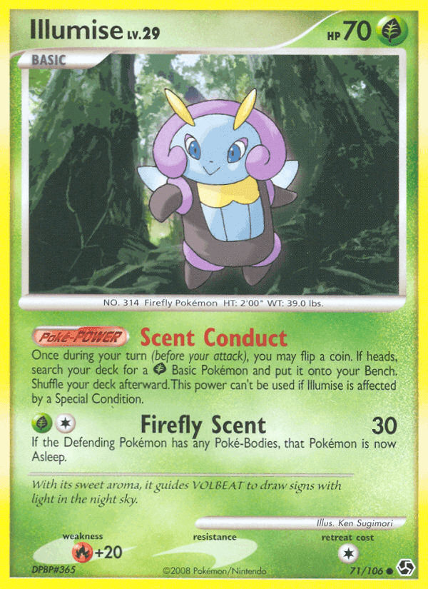 Illumise, card 71 from Great Encounters