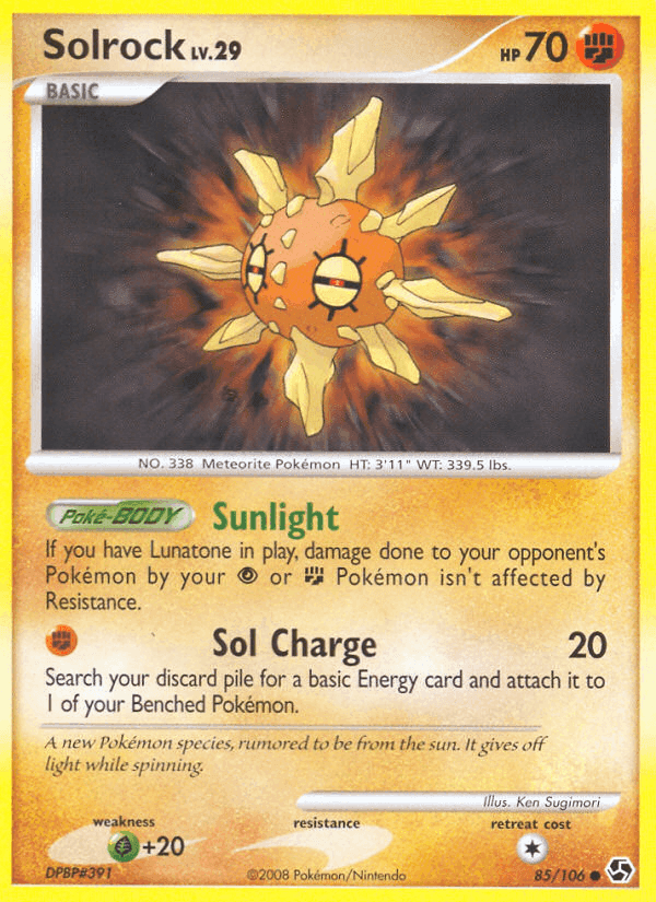 Solrock, card 85 from Great Encounters