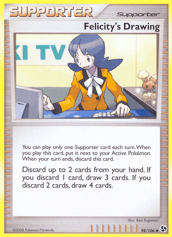 Felicity's Drawing, card 98 from Great Encounters