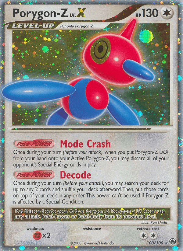 Porygon-Z, card 100 from Majestic Dawn