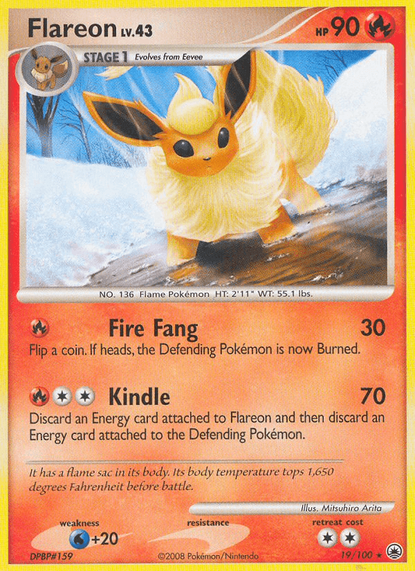 Flareon, carta 19 di Alba Suprema