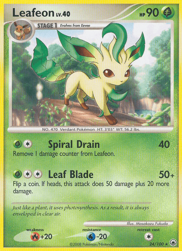 Leafeon, carta 24 di Alba Suprema
