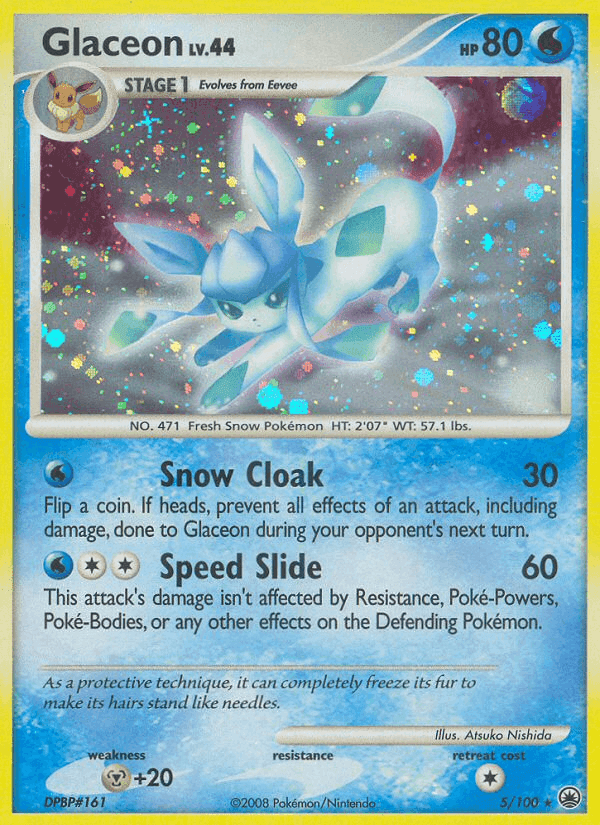 Glaceon, carta 5 di Alba Suprema