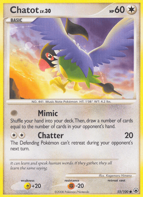 Chatot, carta 55 di Alba Suprema