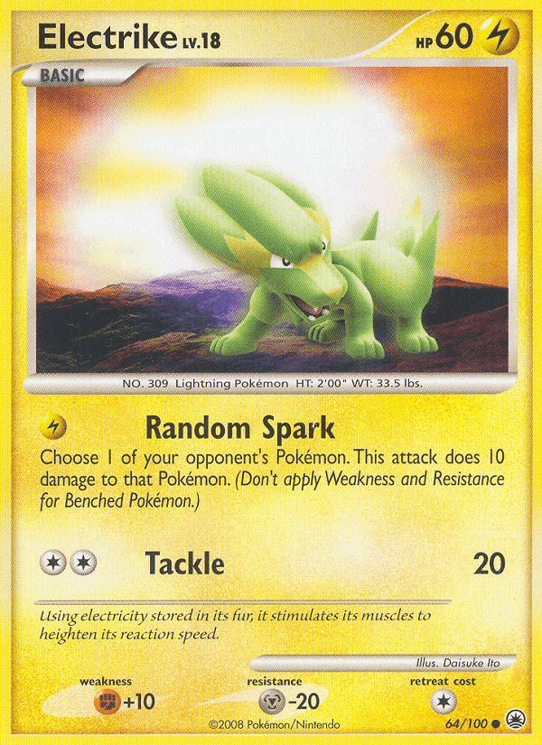 Electrike, card 64 from Majestic Dawn