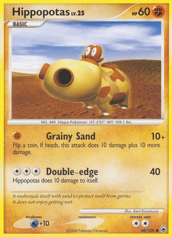 Hippopotas, card 66 from Majestic Dawn