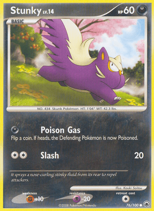 Stunky, card 76 from Majestic Dawn