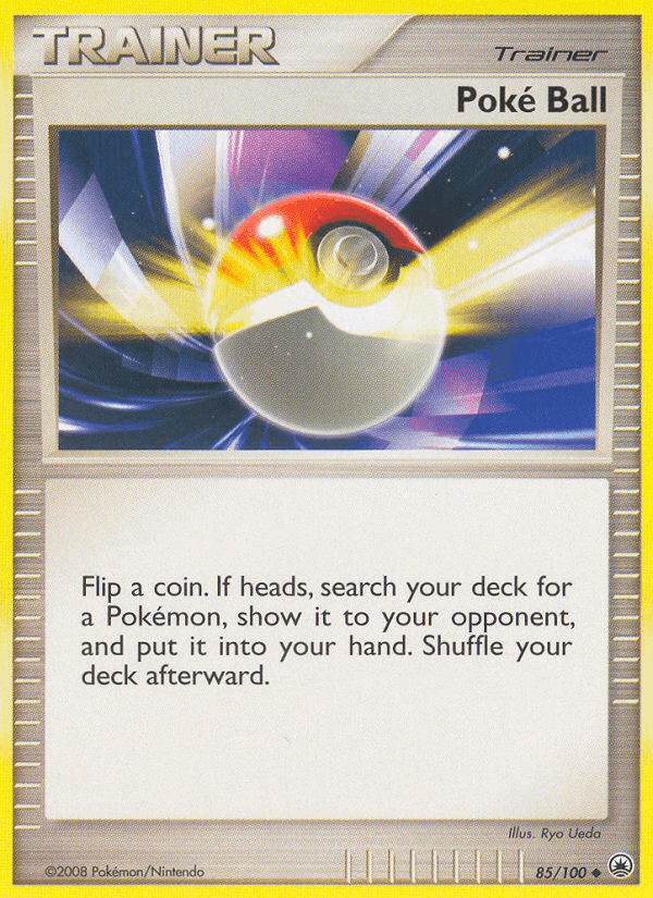Poké Ball, card 85 from Majestic Dawn