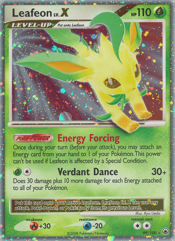 Leafeon, card 99 from Majestic Dawn