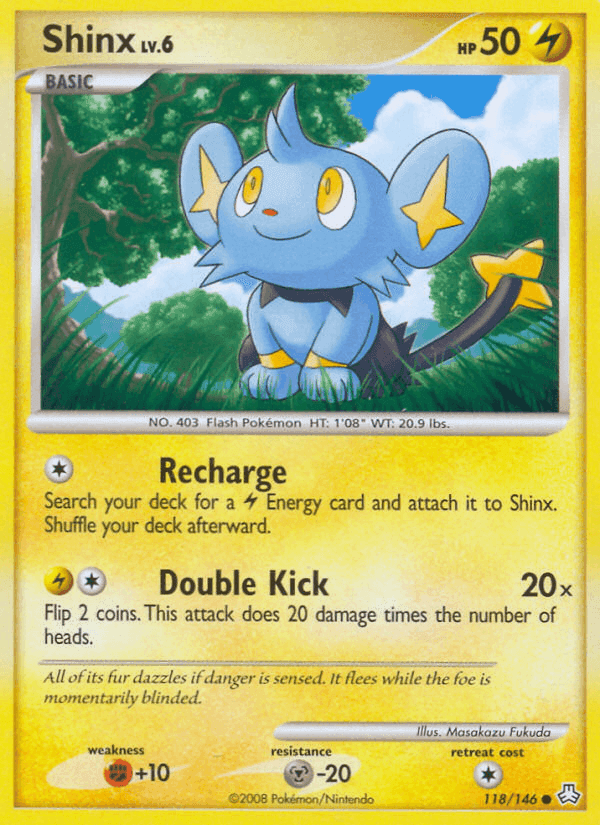 Shinx, card 118 from Legends Awakened