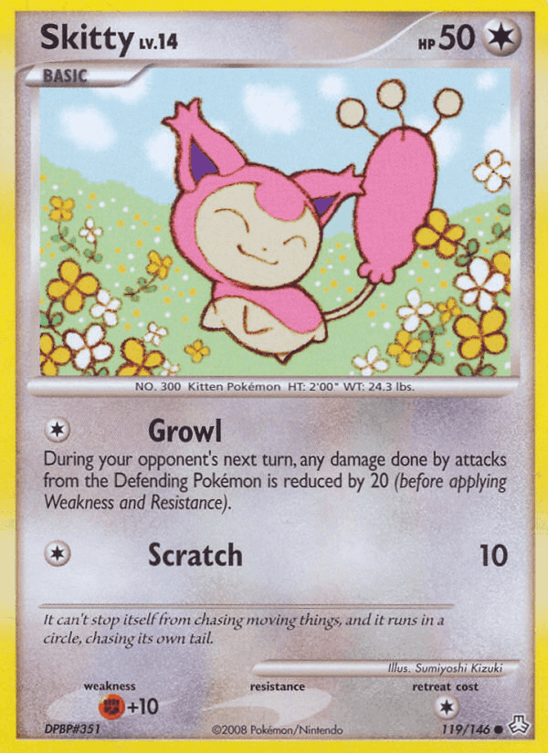 Skitty, card 119 from Legends Awakened
