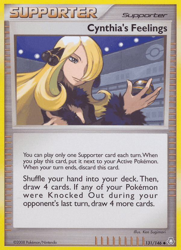 Cynthia's Feelings, card 131 from Legends Awakened