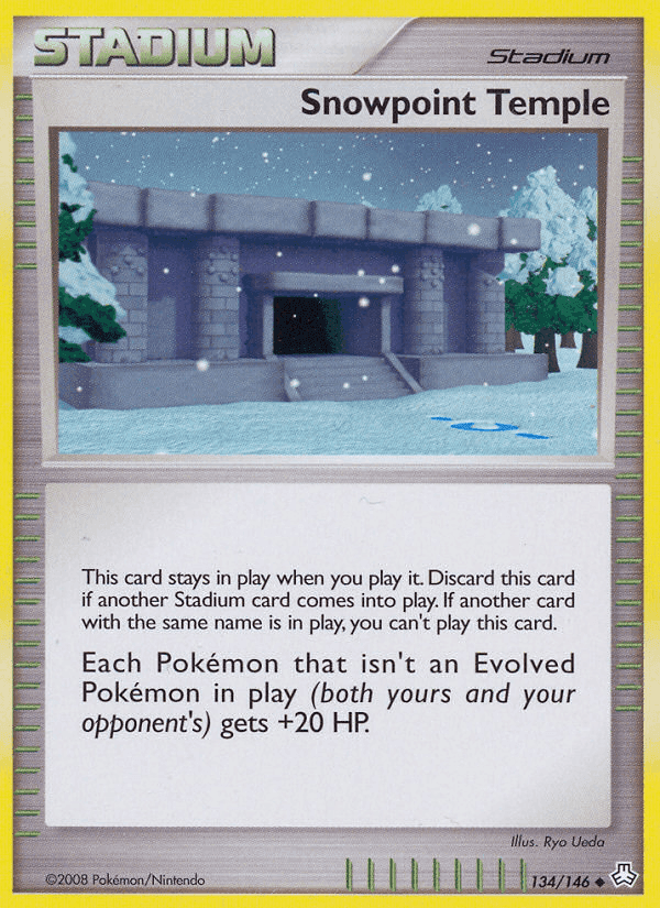 Snowpoint Temple, card 134 from Legends Awakened