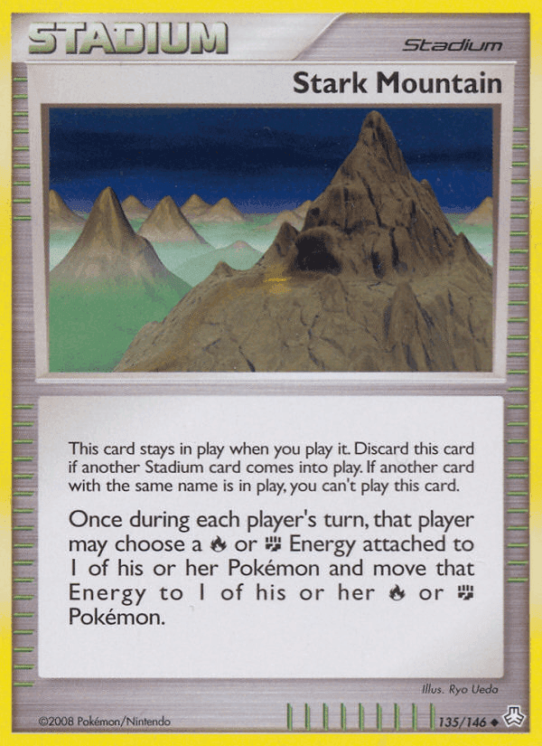 Stark Mountain, card 135 from Legends Awakened