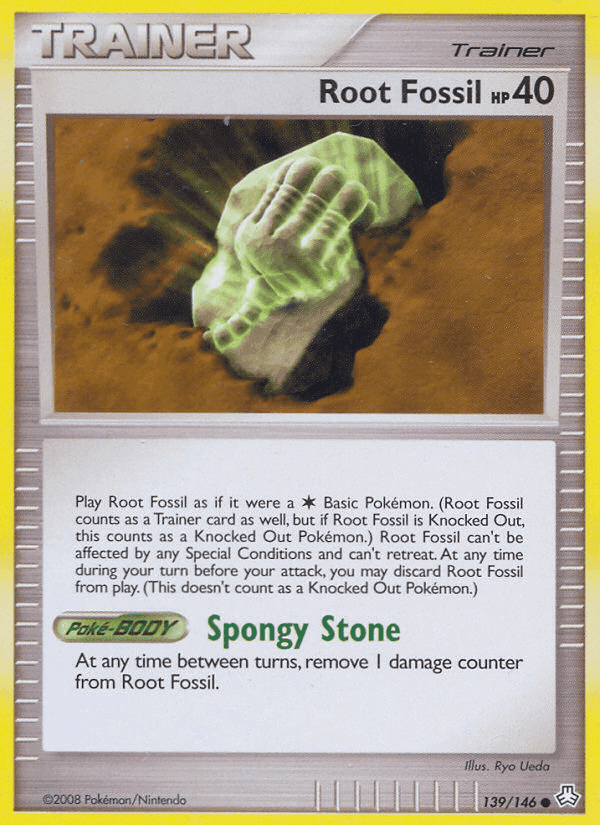 Root Fossil, card 139 from Legends Awakened