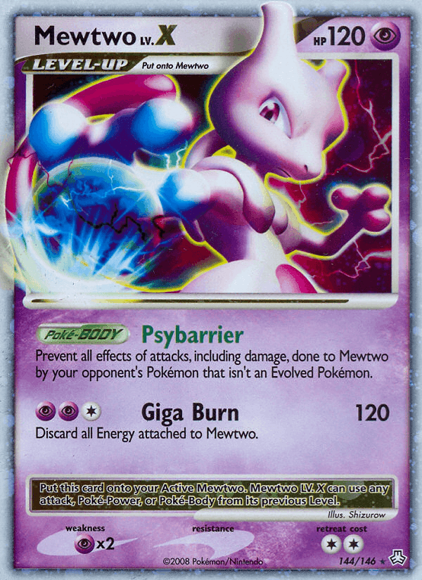 Mewtwo, carte 144 de Éveil des Légendes