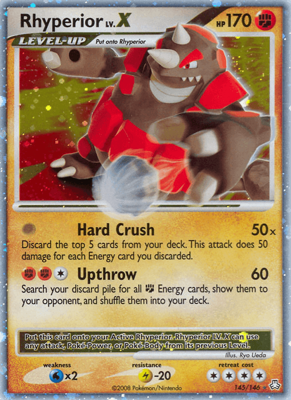 Rhyperior, card 145 from Legends Awakened