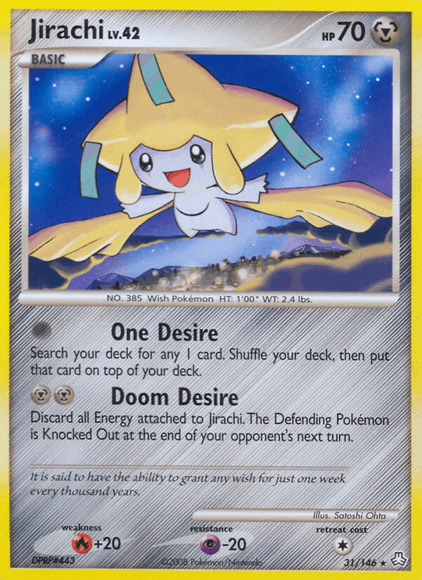 Jirachi, carta 31 di Il Risveglio dei Miti
