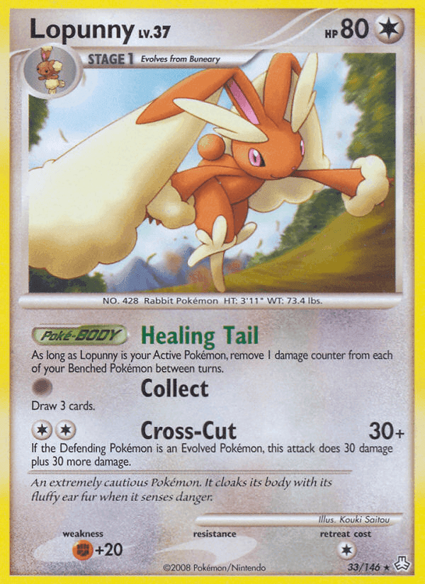 Lopunny, carta 33 di Il Risveglio dei Miti