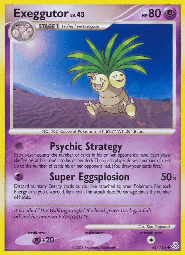 Exeggutor, carta 54 di Il Risveglio dei Miti