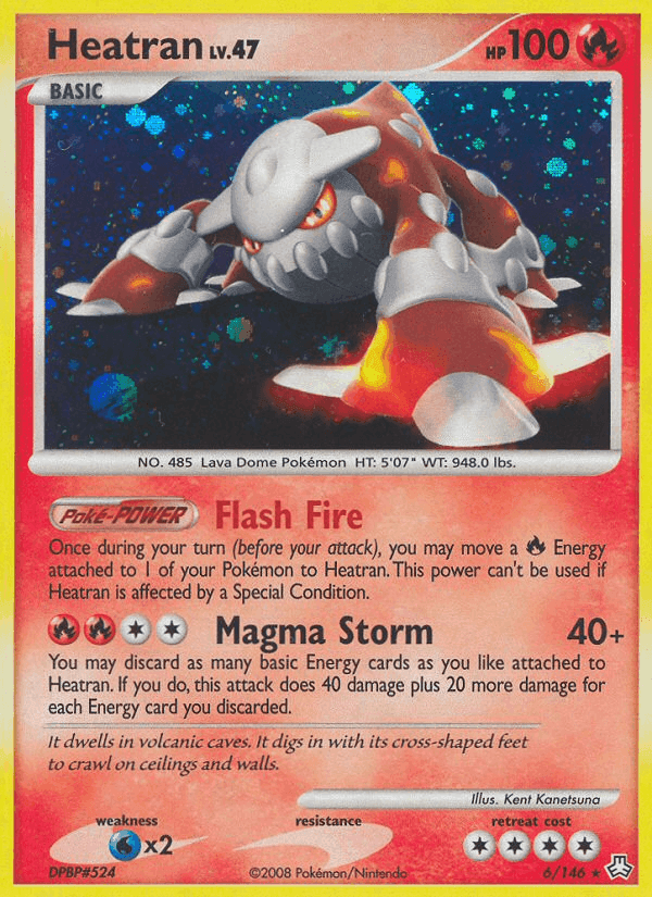 Heatran, carta 6 de Despertar de las Leyendas