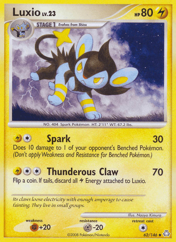 Luxio, card 62 from Legends Awakened