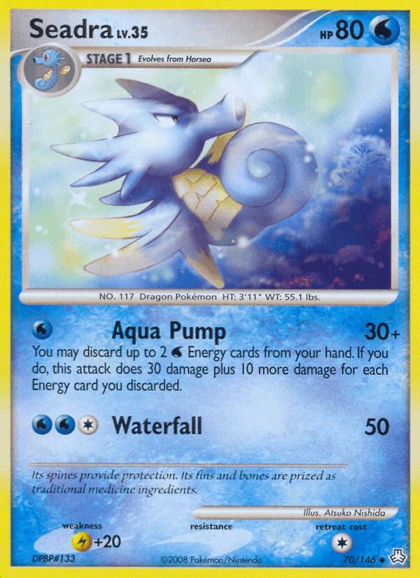 Seadra, card 70 from Legends Awakened