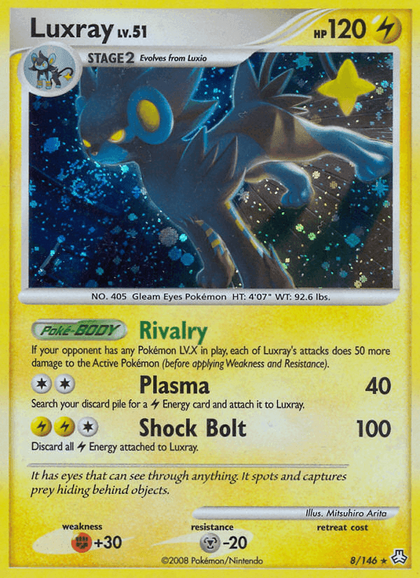 Luxray, carta 8 de Despertar de las Leyendas