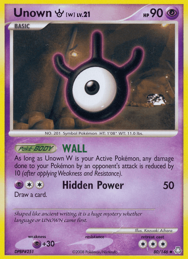 Legends Awakened の 80 番、Unown W