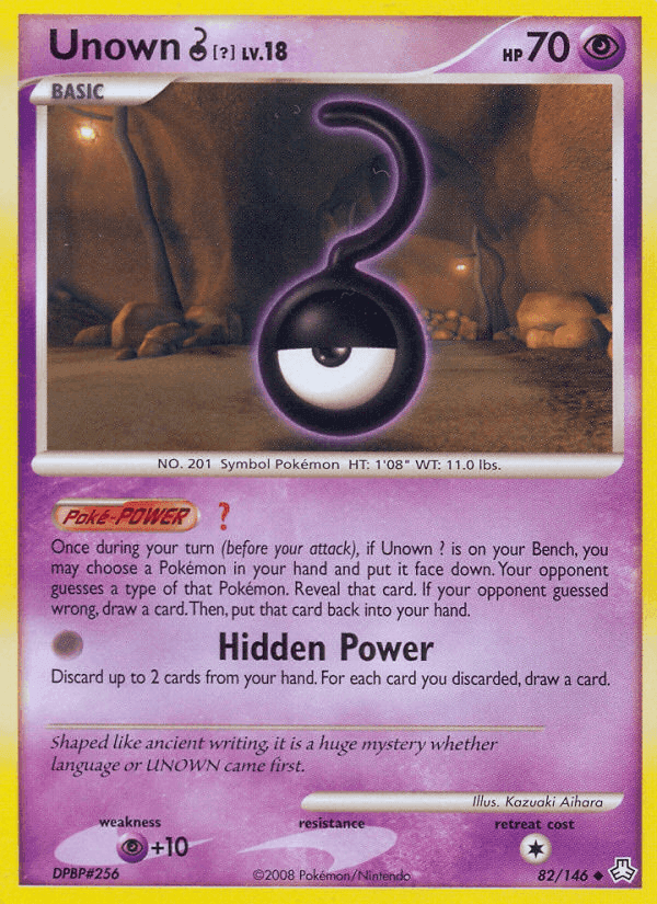 Legends Awakened の 82 番、Unown ?