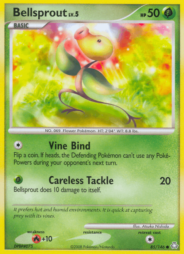 Bellsprout, card 85 from Legends Awakened