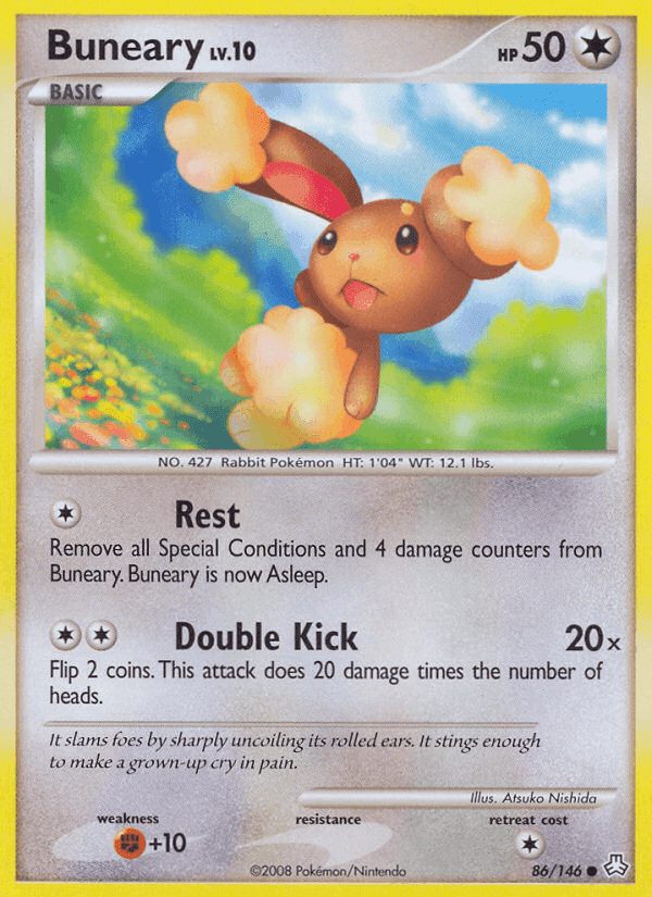 Buneary, card 86 from Legends Awakened
