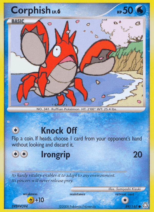 Corphish, card 89 from Legends Awakened