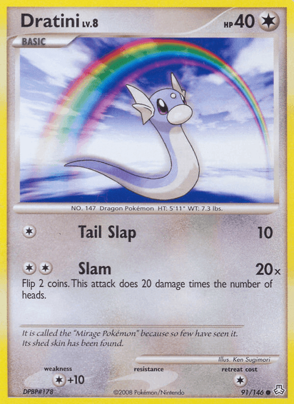 Dratini, card 91 from Legends Awakened