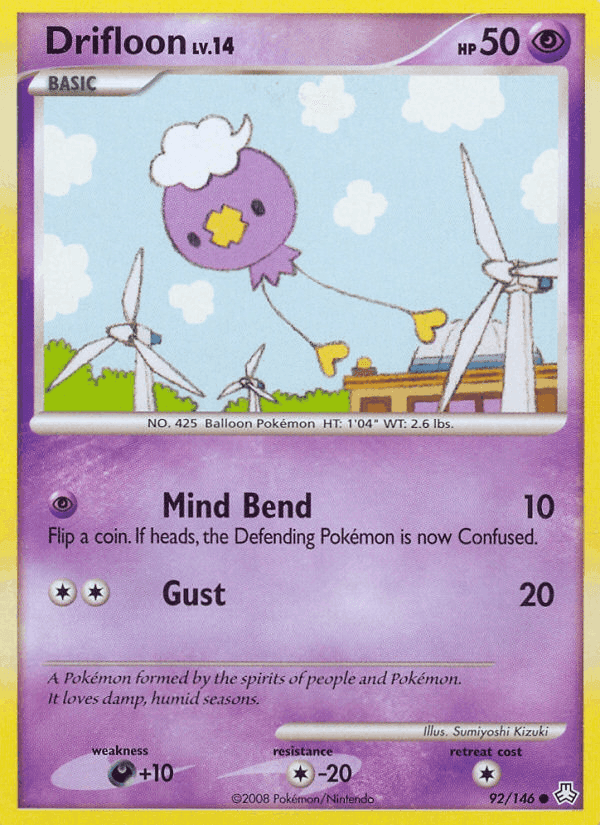 Drifloon, card 92 from Legends Awakened