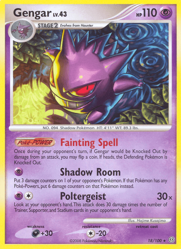 Gengar, carta 18 di Fronte di Tempesta