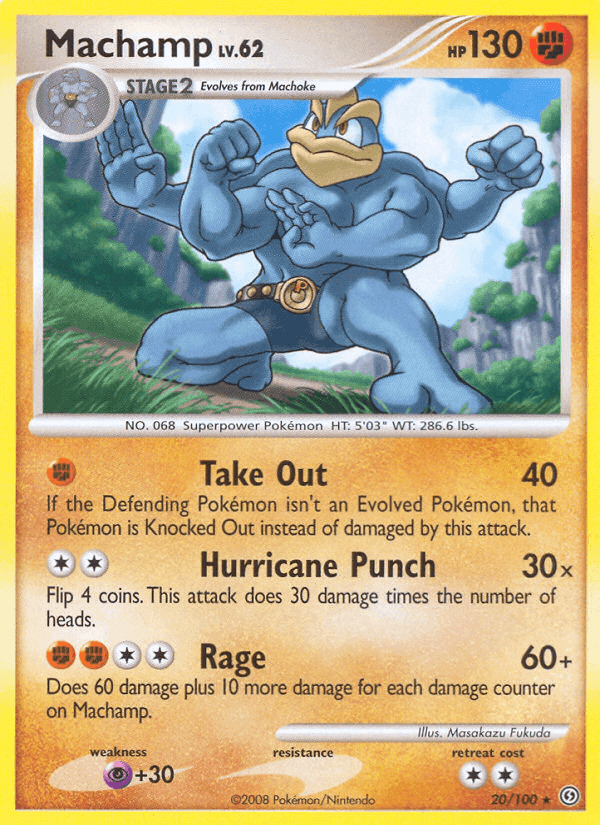 Machamp, carta 20 di Fronte di Tempesta