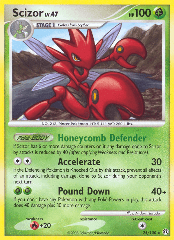 Scizor, carta 25 di Fronte di Tempesta