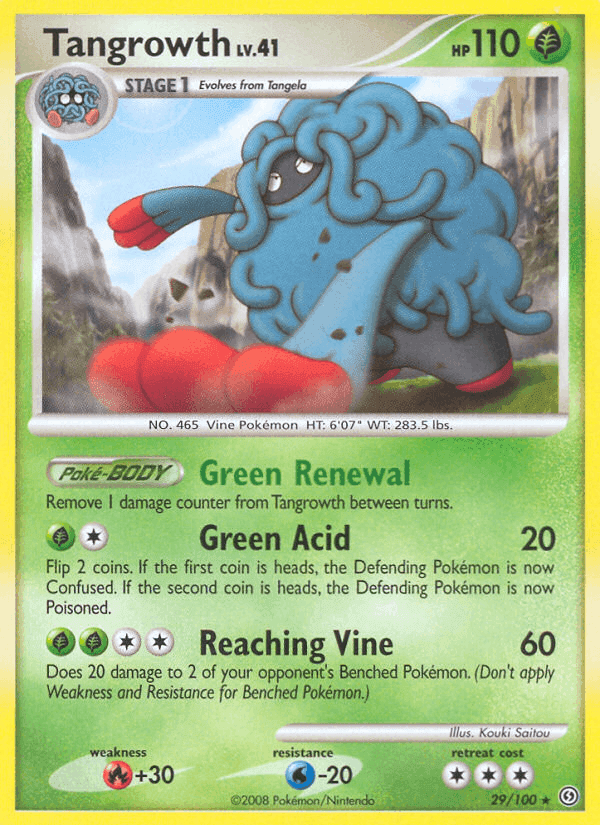 Tangrowth, carta 29 di Fronte di Tempesta