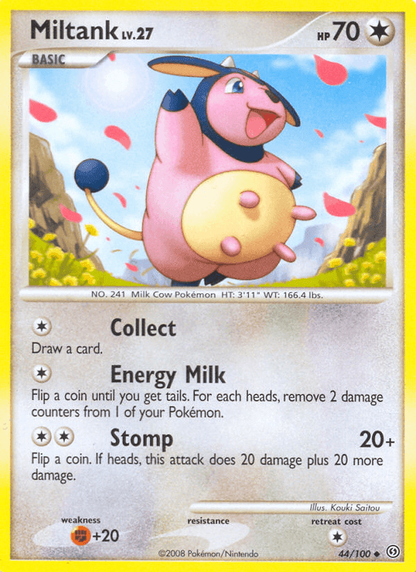 Miltank, carta 44 de Frente Tormentoso
