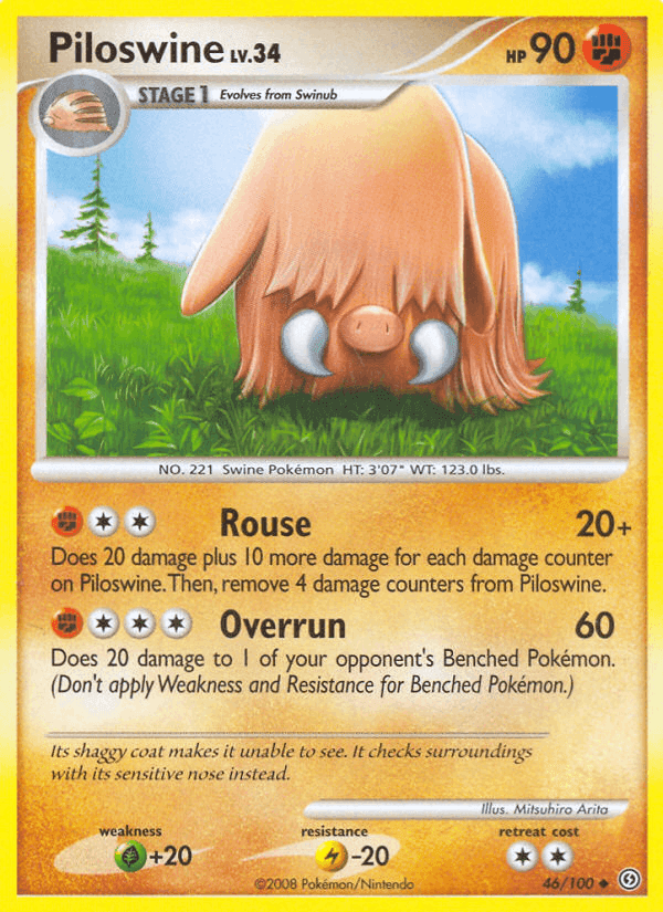 Piloswine, carta 46 di Fronte di Tempesta
