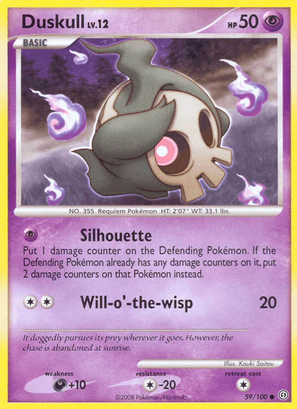 Duskull, carta 59 di Fronte di Tempesta