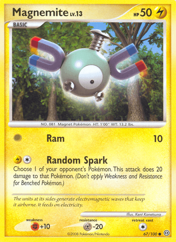 Magnemite, card 67 from Stormfront