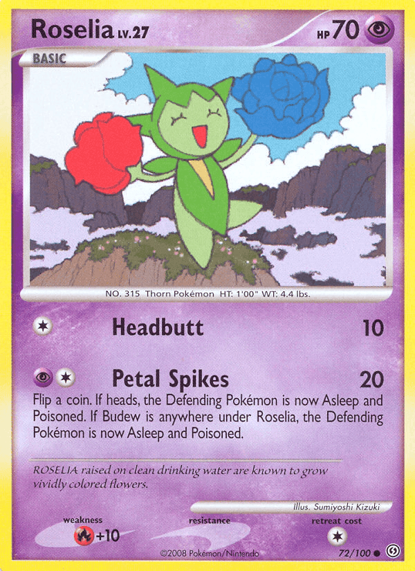 Roselia, card 72 from Stormfront
