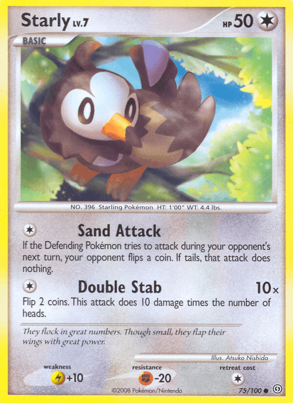 Starly, card 75 from Stormfront