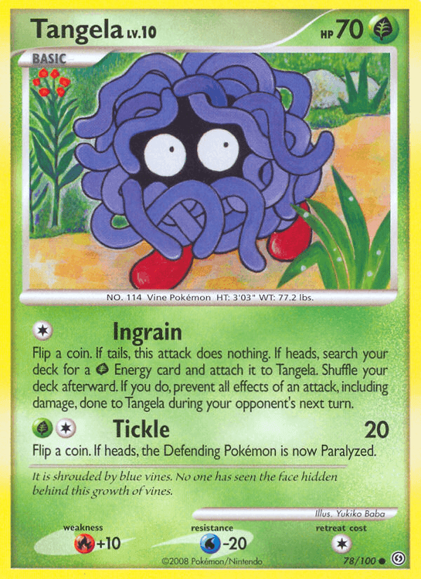 Tangela, card 78 from Stormfront