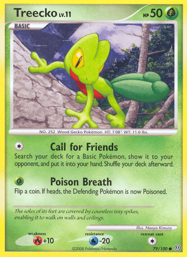 Treecko, card 79 from Stormfront
