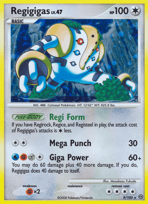 Regigigas, carta 9 di Fronte di Tempesta