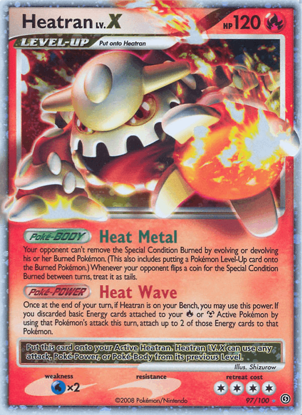 Heatran, carte 97 de Tempête