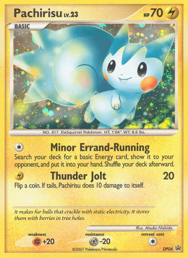 Pachirisu, carta DP04 de DP Black Star Promos